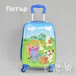 Куфар детски ABS с PC филм 16" 2161, снимка 3 - Куфари - 54600811
