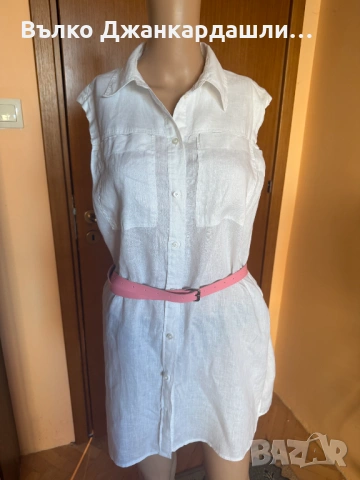 Ленени туники H&M черна и бяла, размер XS/S, снимка 11 - Туники - 54905297