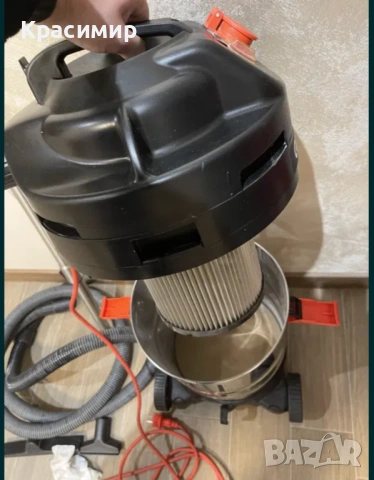 Прахосмукачка INOX за сухо и мокро почистване 1500W/30л. GRAPHITE, снимка 4 - Прахосмукачки - 54581940