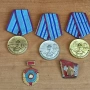Лот медали и значки на строителни войски, снимка 1