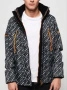 Оригинално яке с качулка Superdry Wind Attacker Jacket 2XL Black/Orange - Оригинално яке с качулка, снимка 1