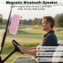 HiPoqAF водоустойчива Bluetooth колонка розова с магнитно закрепване 100 W Peak, IPX7, 30 часа, снимка 7