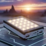 Соларна външна батерия, Power Bank 80000 mAch, външна батерия за GSM + 20 LED, снимка 1