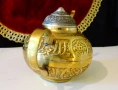 Бронзов чайник 380 гр.,Св.София,орнаменти. , снимка 5