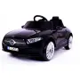 Черна акумулаторна кола Mercedes Benz CLS350 с кожена седалка 12V, снимка 8