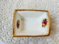 ROYAL ALBERT малка порцеланова количка от Англия с декор рози, снимка 4