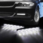 Мощни Дневни LED Светлини за Автомобил DRL – 2x8W (Комплект) 1149, снимка 1
