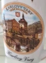 Порцеланова спа чаша от Карлови Вари, Чехия , снимка 4