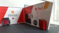 Bburago Ducati Pit-Box  (Shell V-Power) , сглобяема конструкция на бокс с писта за колички и мотор. , снимка 4