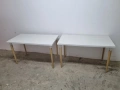Бюро/маса 60/120 бяло/дъб сонома, снимка 2