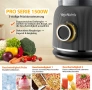 Кухненски робот 2 в 1 VegeNutrix 1500W с блендер и чопър, снимка 8