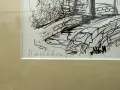 Картина / графика на крепост Царевеж от Д. Денева. №8224, снимка 3
