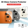 Honor 600 Pro / 600 / 600 Lite / 3D 9H Безцветен стъклен протектор за камера, снимка 2