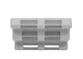 Хигиенично пластмасово пале FIDUS Hygiene – 1200 × 800 мм, снимка 2