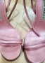 Елегантни розови сандали на ток Zara Basic, снимка 6