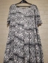 СТРАХОТНА ЧЕРНОБЯЛА ТУНИКА 3XL, снимка 4