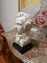 Уникален голям антикварен немски порцеланов бюст на Моцарт- Goebel , снимка 4