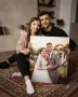 Дигитални Карикатури Портрет Ръчна Рисувана Карикатура Подарък Рожден ден Юбилей Двойка Картини , снимка 3