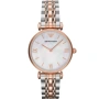 Emporio Armani Gianni T-Bar - Rose Gold - нов дамски часовник, снимка 6