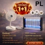ПРОМО 1+1: Преносим USB вентилатор Rosberg + LED лампа против насекоми Код P2353, снимка 3