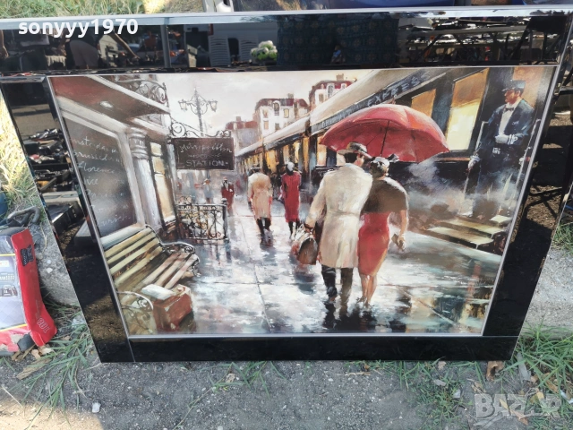 OIL EFFECT PRINT 95X75СМ КАРTИНА ВНОС ENGLAND 2706262025L4, снимка 10 - Други ценни предмети - 55072331