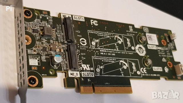 Dell 2-портова PCI Express 3.0 X8 нископрофилна M2.2280 Boss адаптерна карта, снимка 4 - Други - 54457073