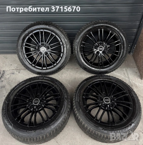 Джанти 16 цола Audi с гуми, снимка 2 - Гуми и джанти - 54728967