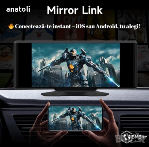 чисто нова мултимедийна навигация, 10.26" HD с Android безжична връзка Bluetooth 5.4 универсална , снимка 8 - Аксесоари и консумативи - 54368670