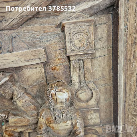 картина дърворезба , снимка 6 - Антикварни и старинни предмети - 55334542