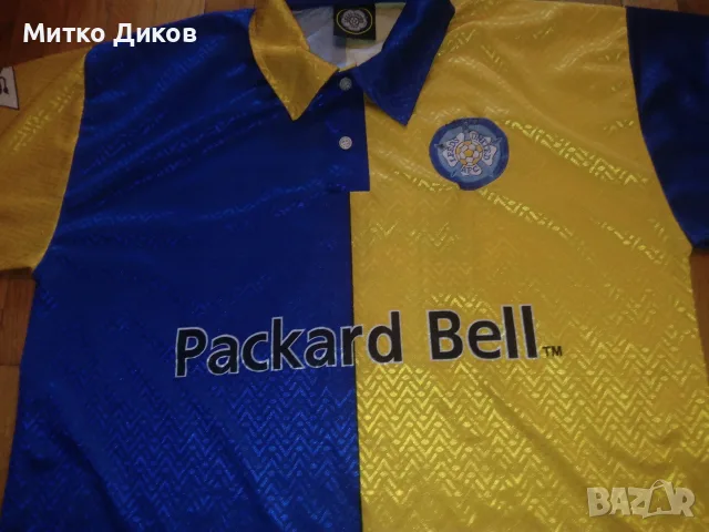 Leeds United футболна тениска винтидж офицален фен продукт на Лийдс №13 и 15 размер Л, снимка 2 - Футбол - 55412037