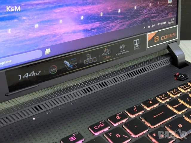 Ryzen™ 7 | RTX 3050 | IPS 144Hz | 512GB | 16RAM лаптоп strix rog laptop asus рог стрикс gaming гейми, снимка 5 - Лаптопи за игри - 55522949