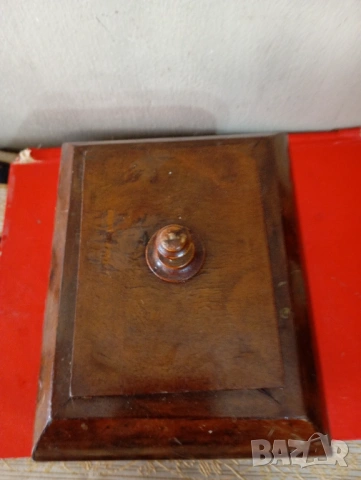 Винтидж дървена кутия за цигари, снимка 5 - Антикварни и старинни предмети - 54215482