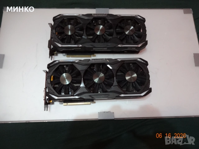 GTX 1070ti  ZOTAC, снимка 2 - Видеокарти - 54932324