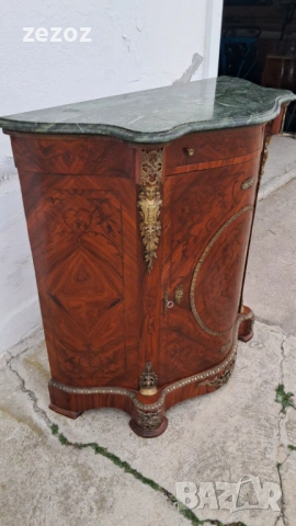 Шкаф ретро с мрамор Империя, снимка 2 - Шкафове - 53996023