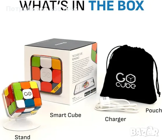 Чисто нов смарт Рубик куб GoCube Edge (с Bluetooth и мобилно приложение), снимка 2 - Други игри и конзоли - 55428252