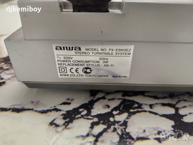 Грамофон Aiwa PX-E860 вграден Riaa коректор, снимка 8 - Грамофони - 54491094