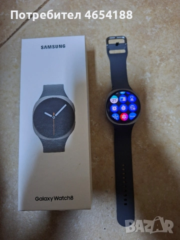 Нов Galaxy Watch 8 (44mm) с 2 г. гаранция