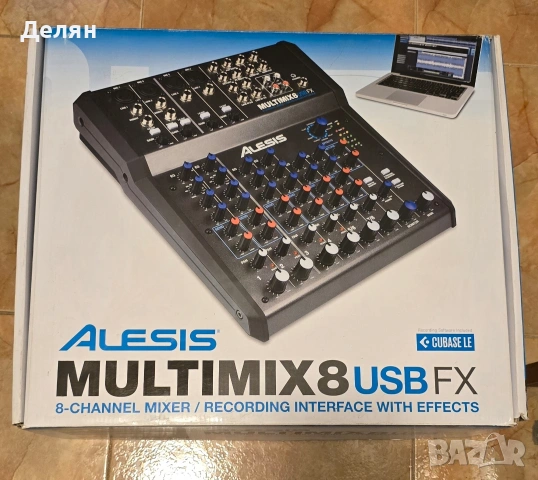 Продавам миксер Alesis MultiMix 8 USB , снимка 3 - Други - 54527619