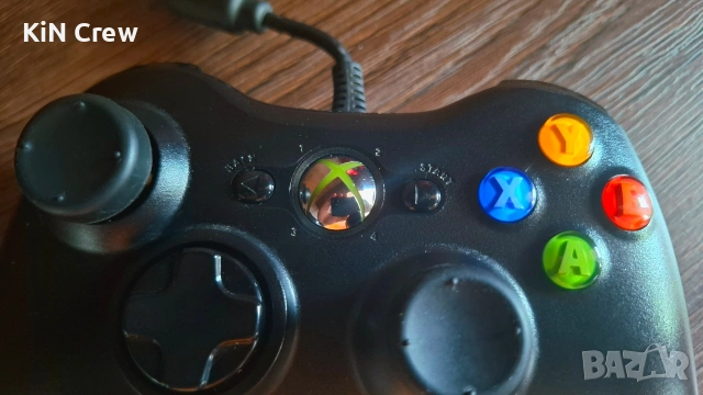 Microsoft Xbox 360 Controller - Wired / Оригинален жичен контролер, снимка 8 - Аксесоари - 54396826