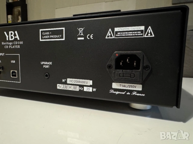 YBA Heritage CD100 Cd Player USB DAC , снимка 10 - Аудиосистеми - 54550089
