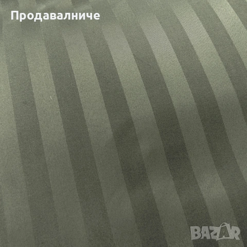 Комплект спално бельо 160x200 см с 2 калъфки 70x80 см, сатенени райета, снимка 4 - Спално бельо - 55160882