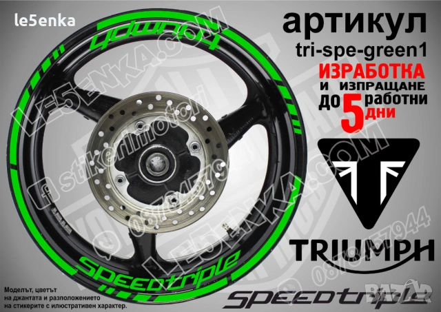 Triumph Speed Triple кантове и надписи за джанти, снимка 5 - Аксесоари и консумативи - 43148080