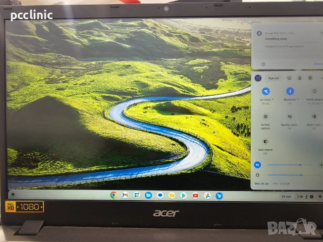Acer Chromebook 14 (CP5-471) | Intel Core i3 6100U | 4GB RAM | 32GB eMMC |14" Full HD|Gorilla Glass, снимка 7 - Лаптопи за дома - 55032662