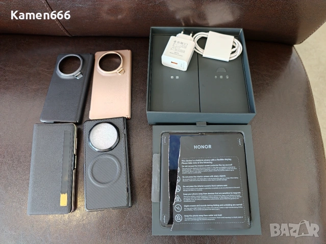 Honor Magic V5 Dawn Gold 16GB+512Gb - в гаранция + подаръци, снимка 7 - Други - 54614790
