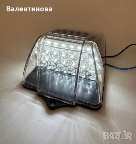LED габарит 6 SMD 24V за камион, бус, ремарке (страничен)