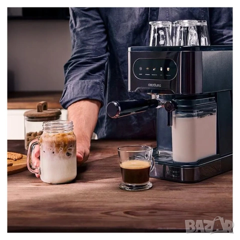 полуавтоматична еспресо машина Cecotec Power Espresso 20 Coldbrew, снимка 5 - Кафемашини - 55193285