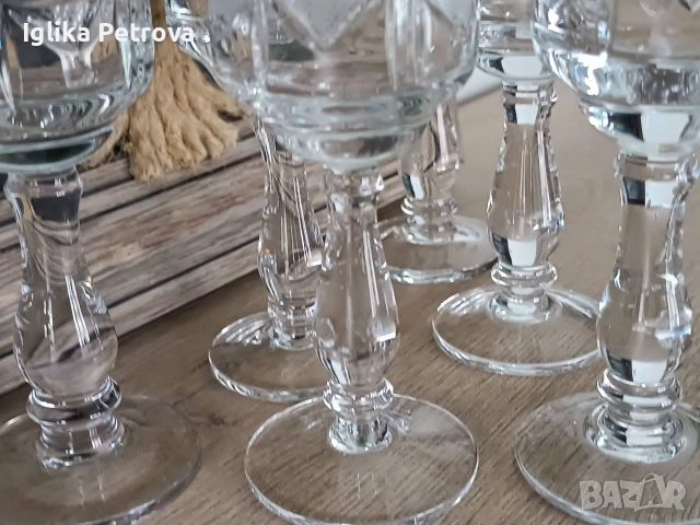 Нови,кристални чаши , снимка 14 - Антикварни и старинни предмети - 55014825