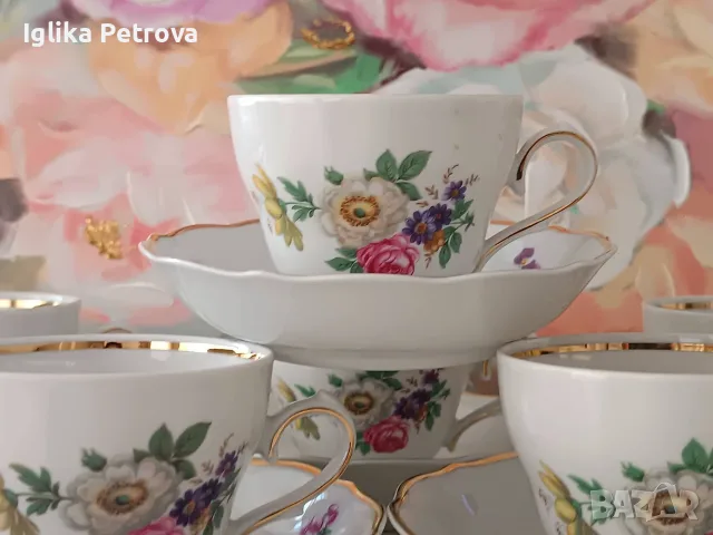 Антикварен, винтидж сервиз, снимка 8 - Антикварни и старинни предмети - 55329095
