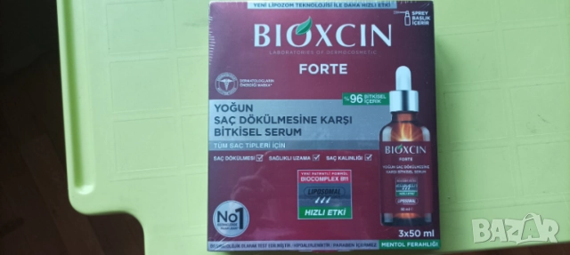 Комплект Шампоан за коса Биоксин Форте Bioxcin Forte, серум, снимка 3 - Продукти за коса - 54472435
