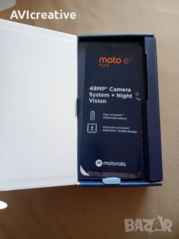 MOTOROLA E 7 PLUS misty blue